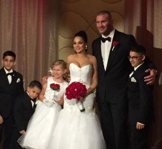 Kim and Randy during their wedding